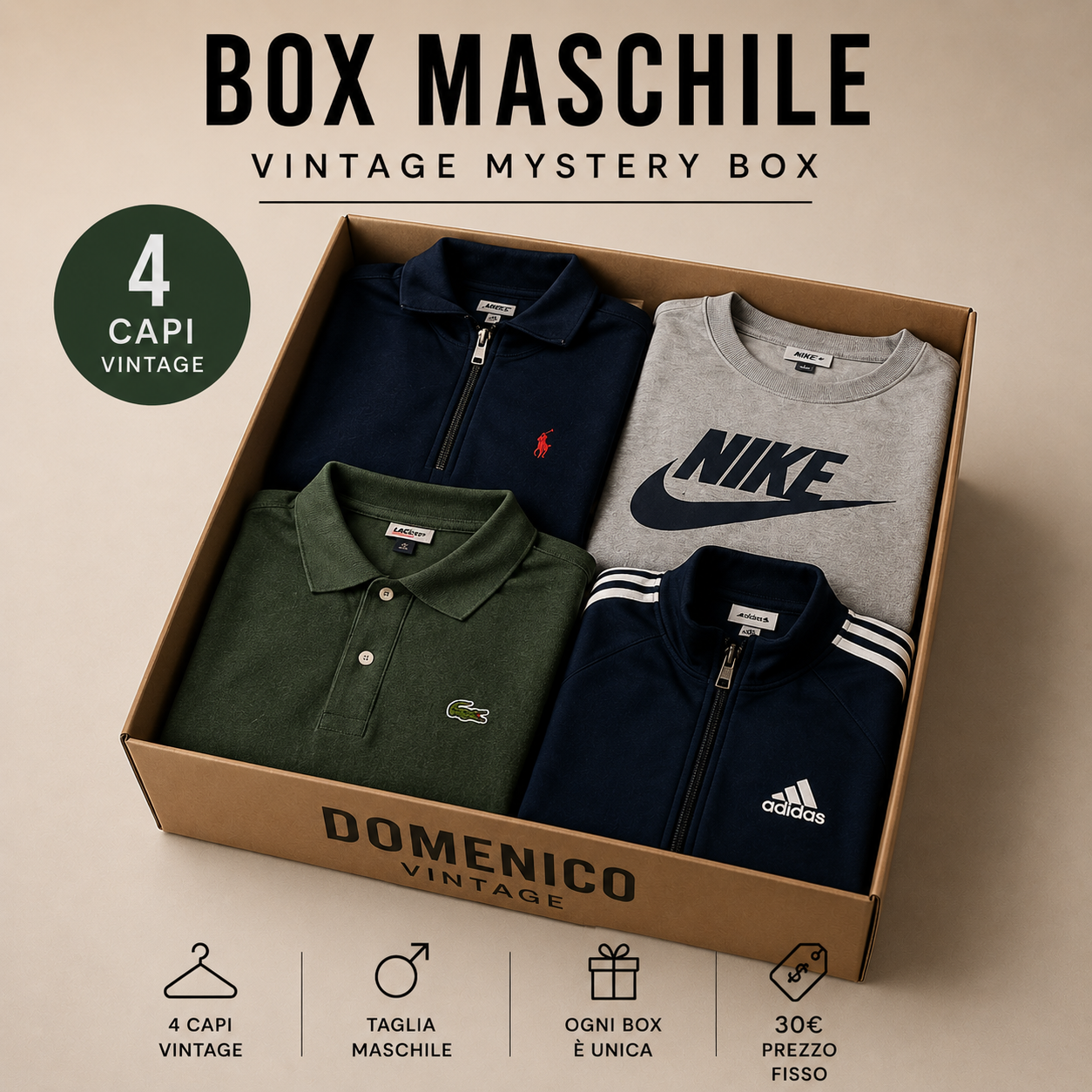 Box Vintage Maschile