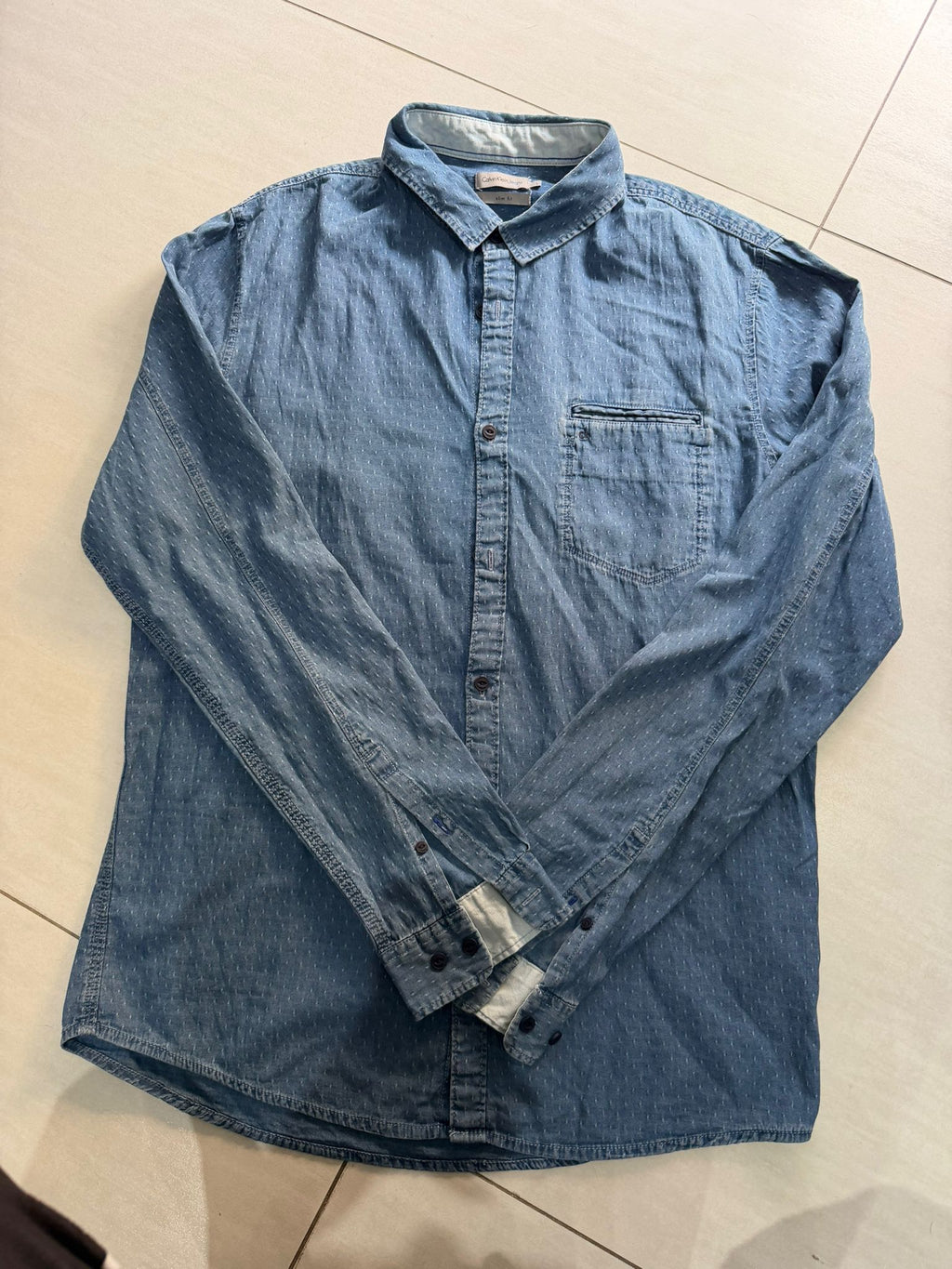 Camicia denim calvin klein