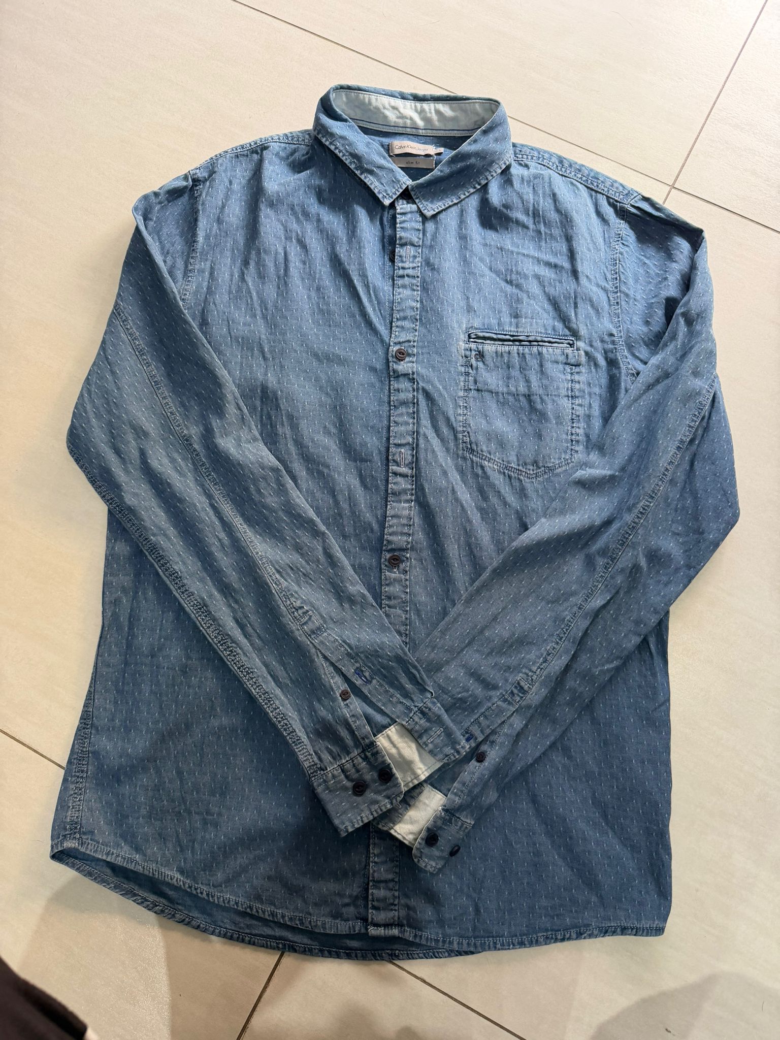 Camicia denim calvin klein
