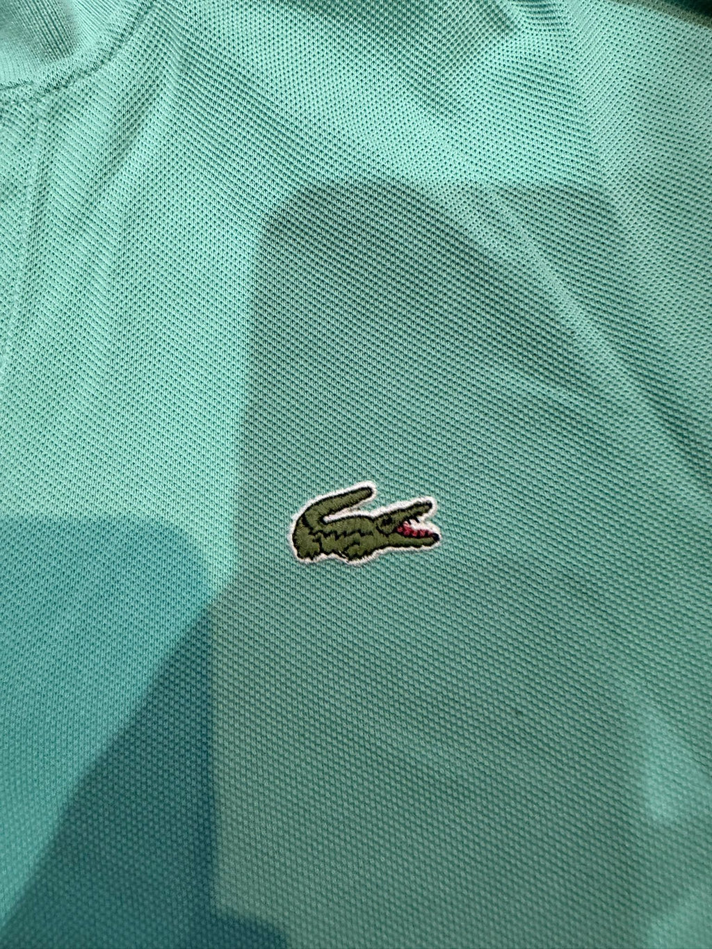t shirt la coste in verde